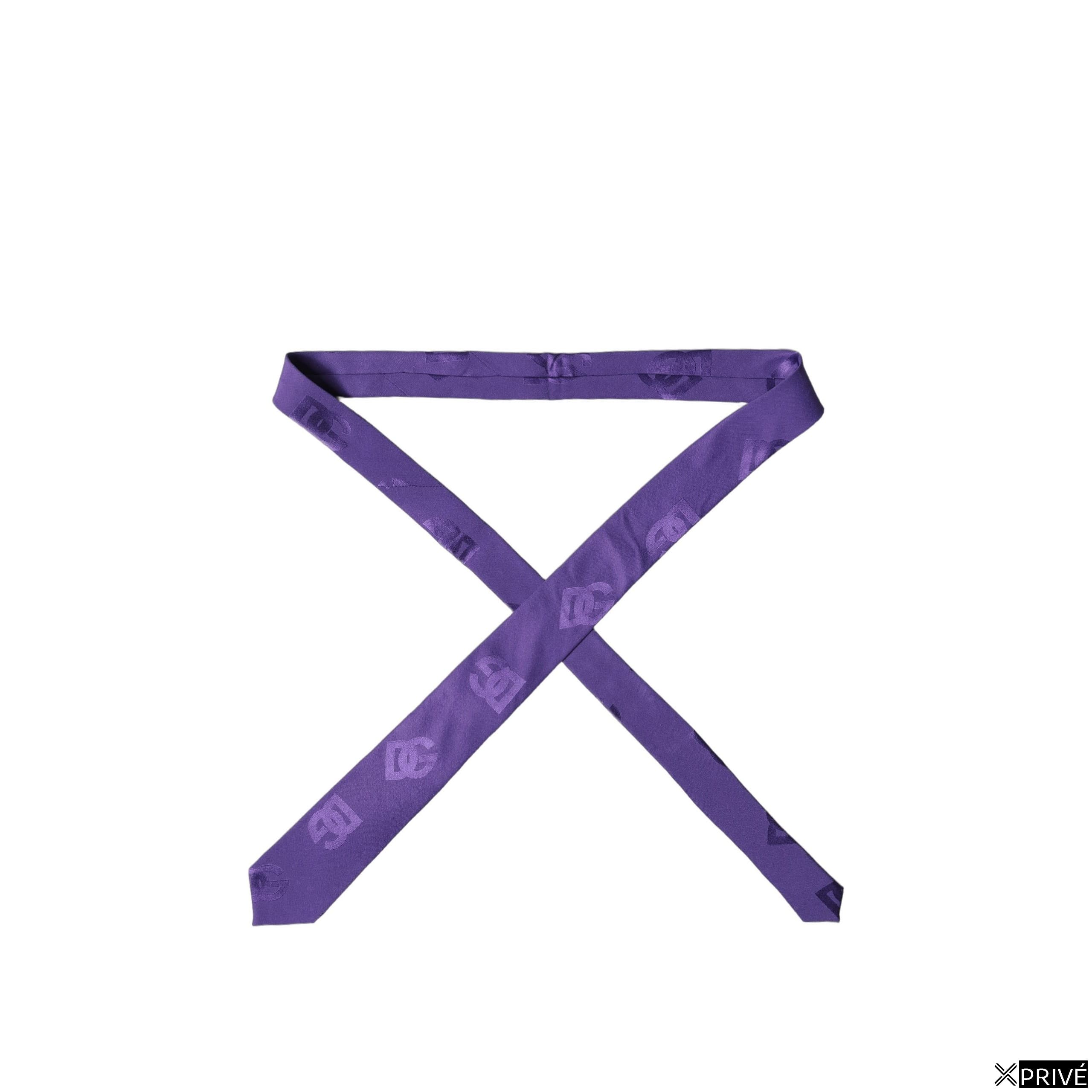 Cravate et nœud papillon violet — 2