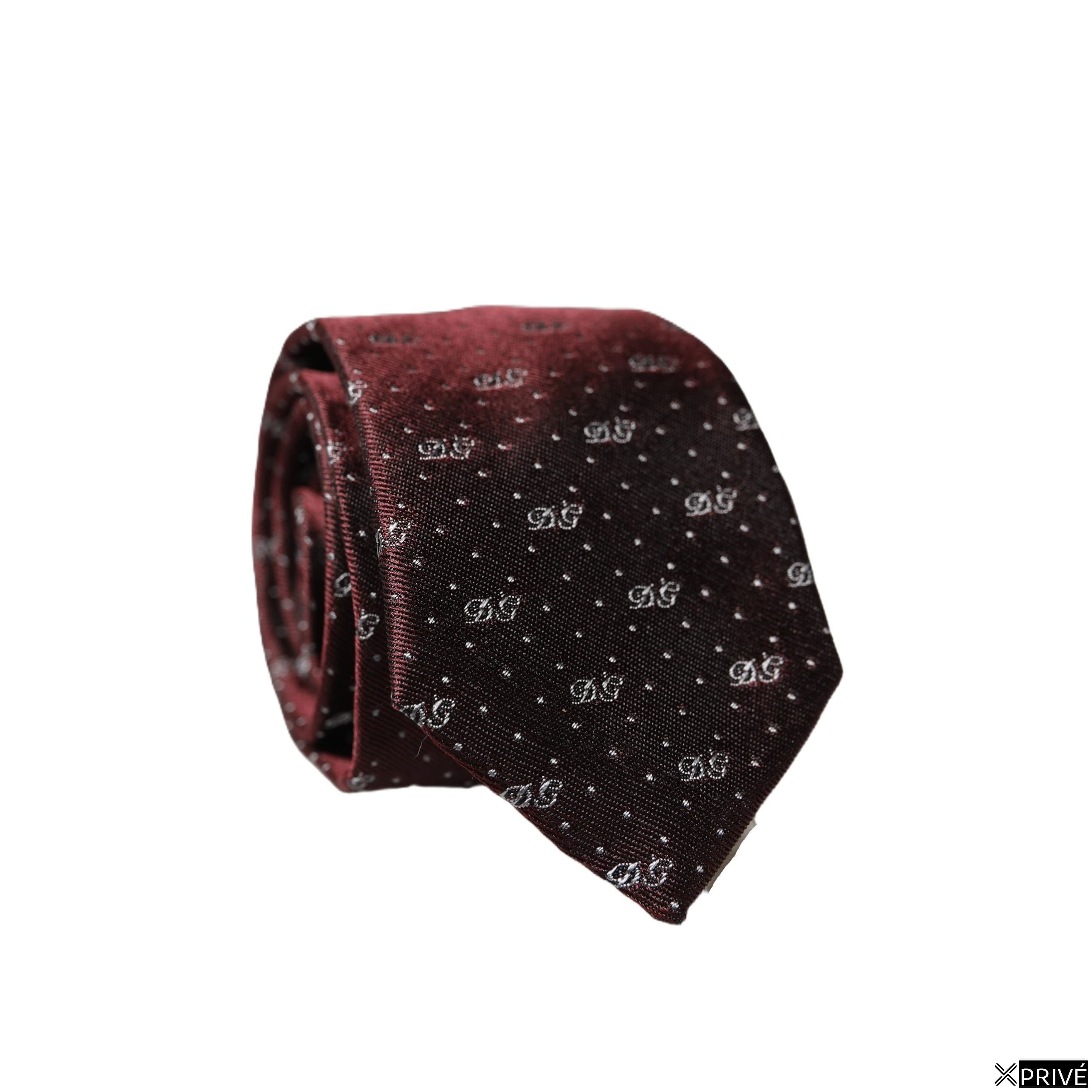 Cravate et nœud papillon bordeaux — 1