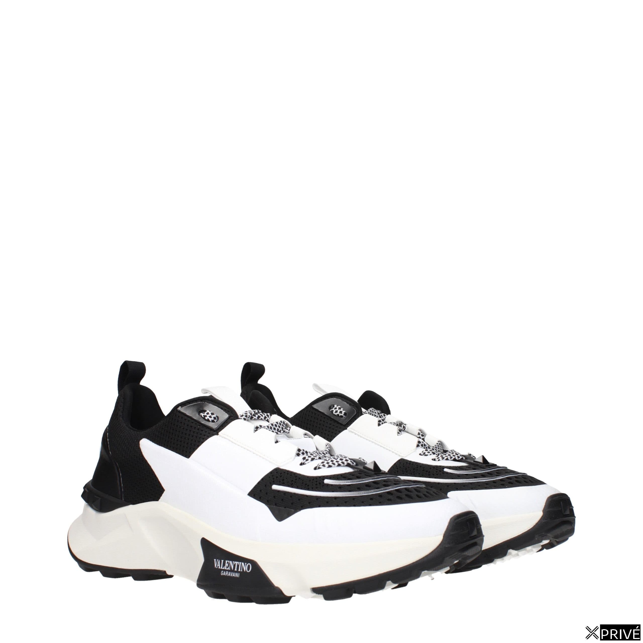 Chaussures de sport noires en Tissu — 2