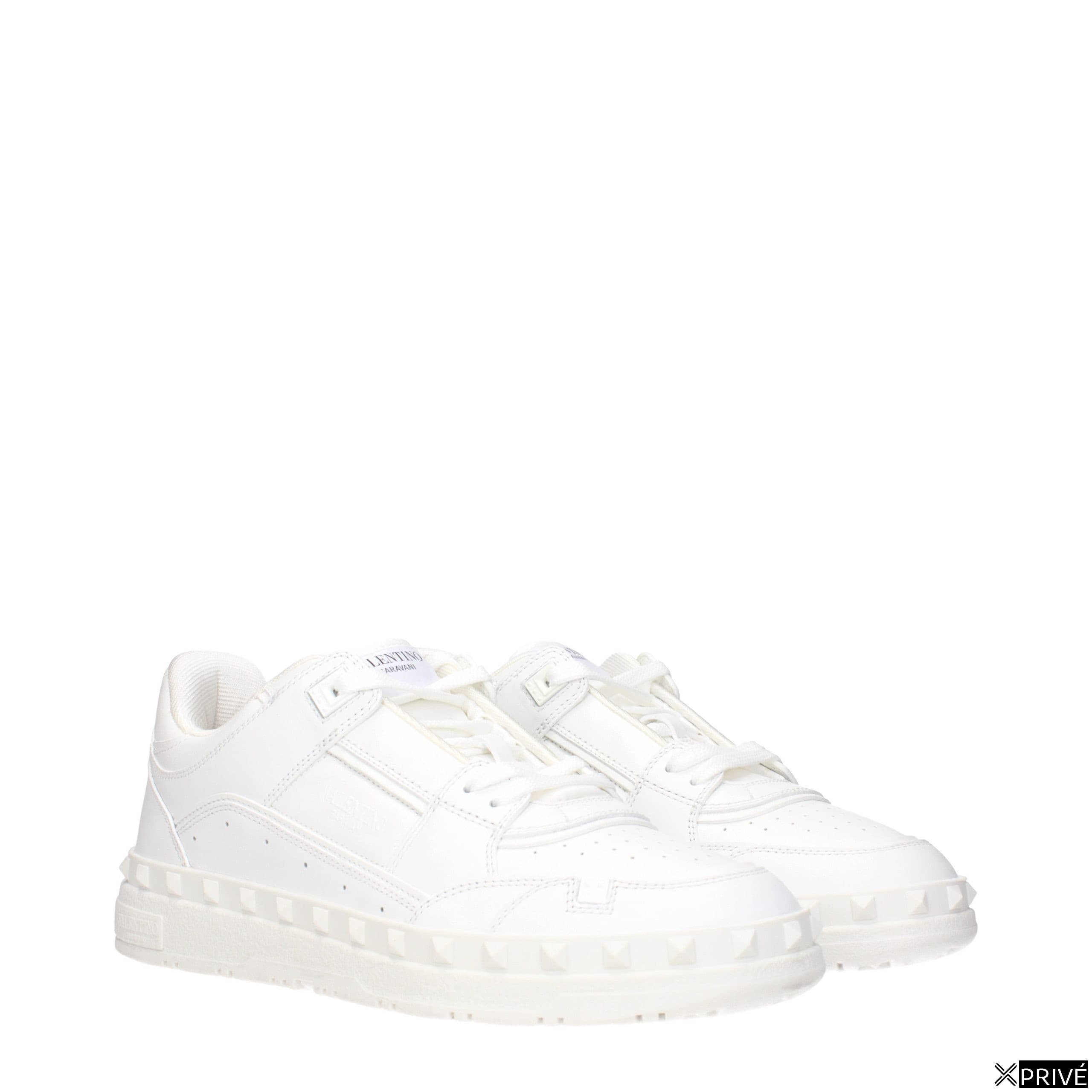 Chaussures de sport blanches en Cuir — 2