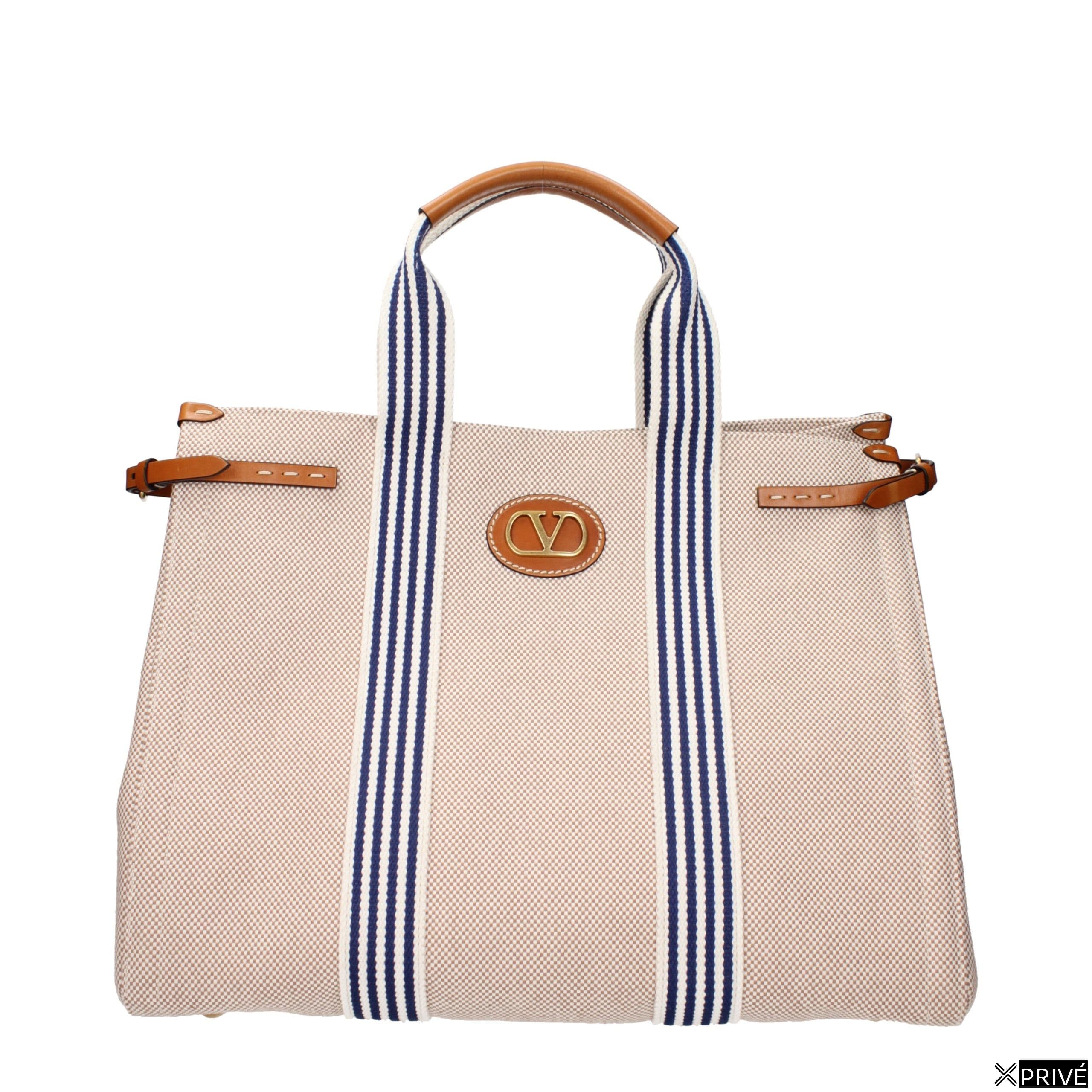 Sac à main beige en Tissu — 1