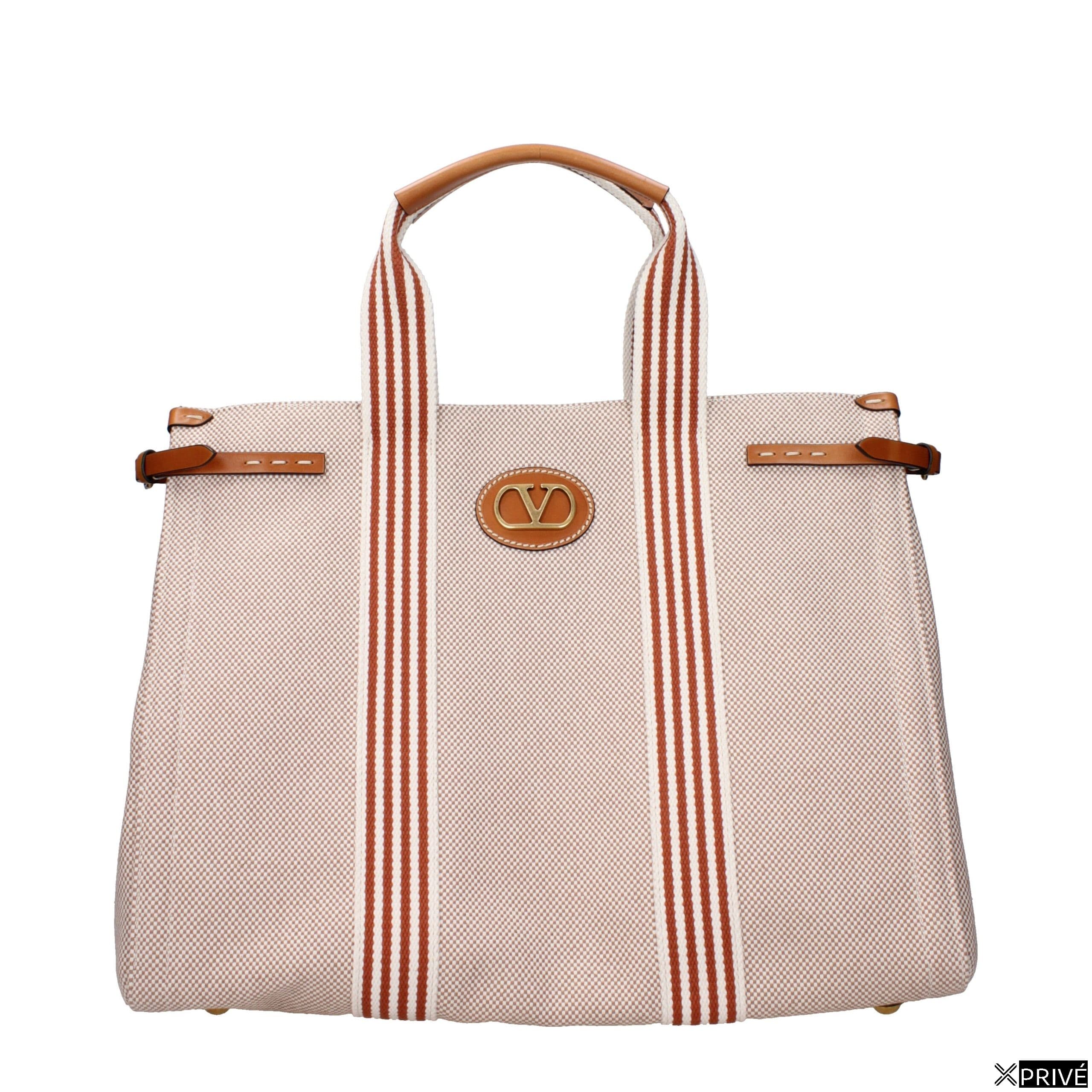Sac à main beige en Tissu — 1