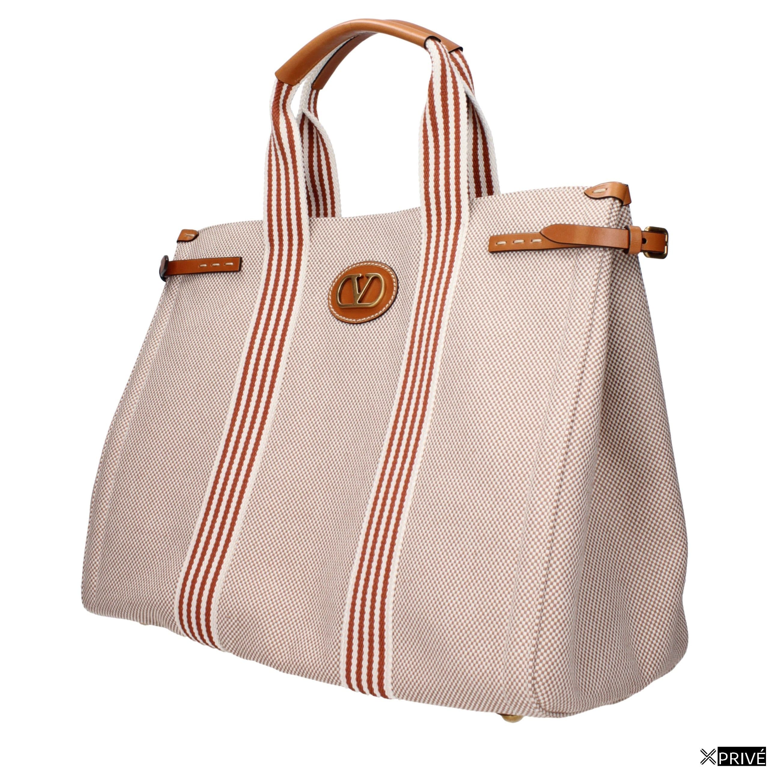 Sac à main beige en Tissu — 2