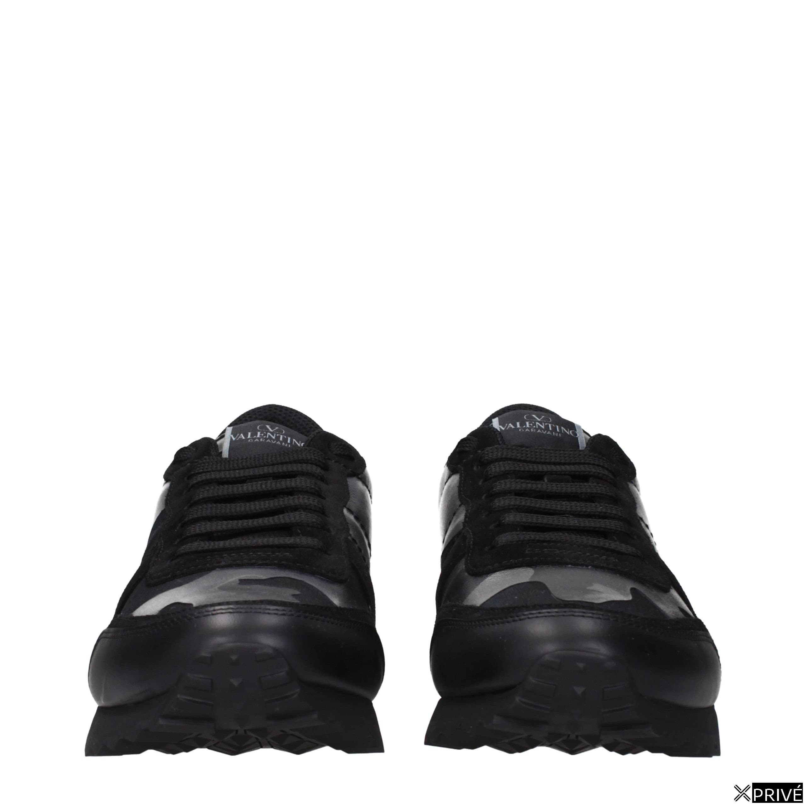 Chaussures de sport noires en Cuir — 3