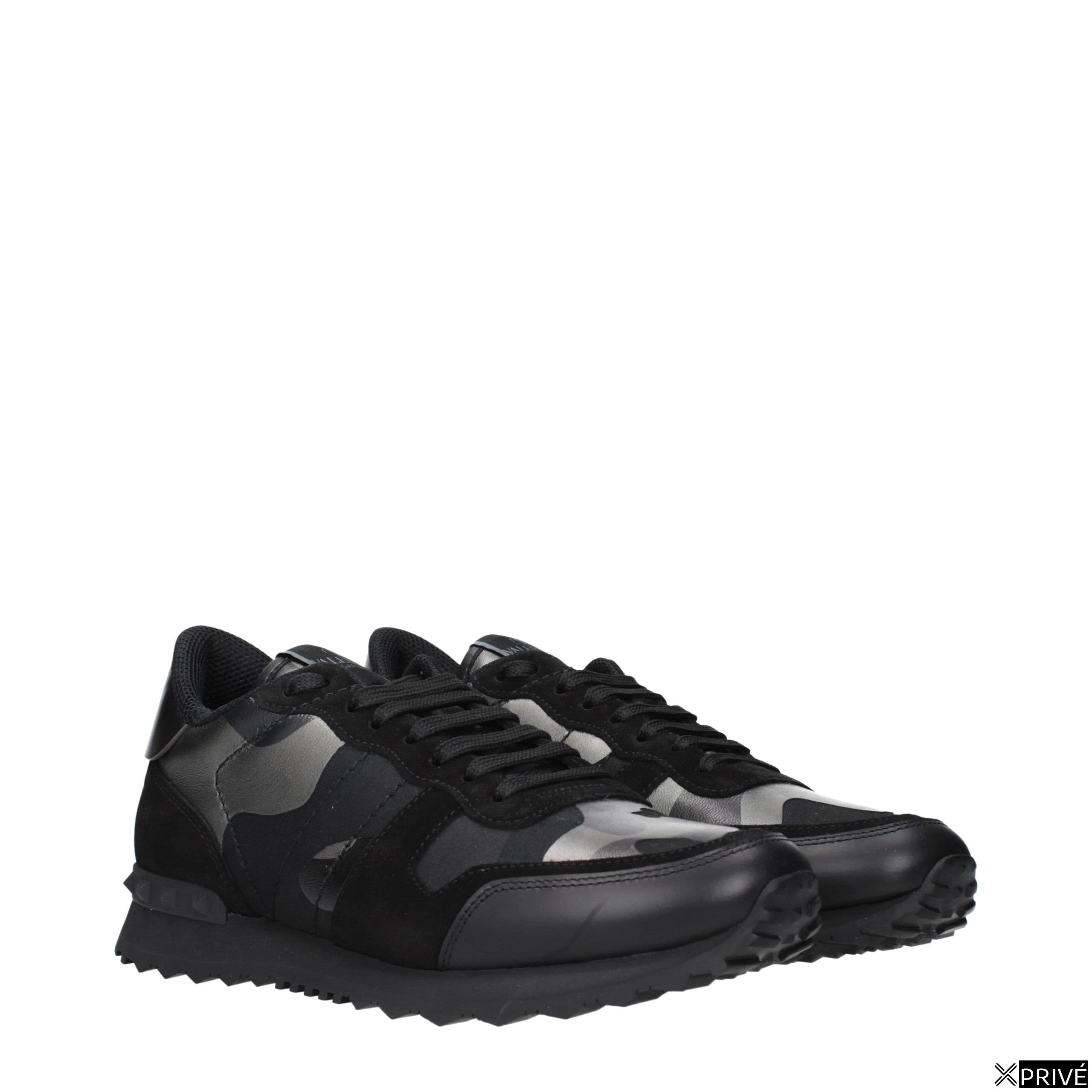 Chaussures de sport noires en Cuir — 2