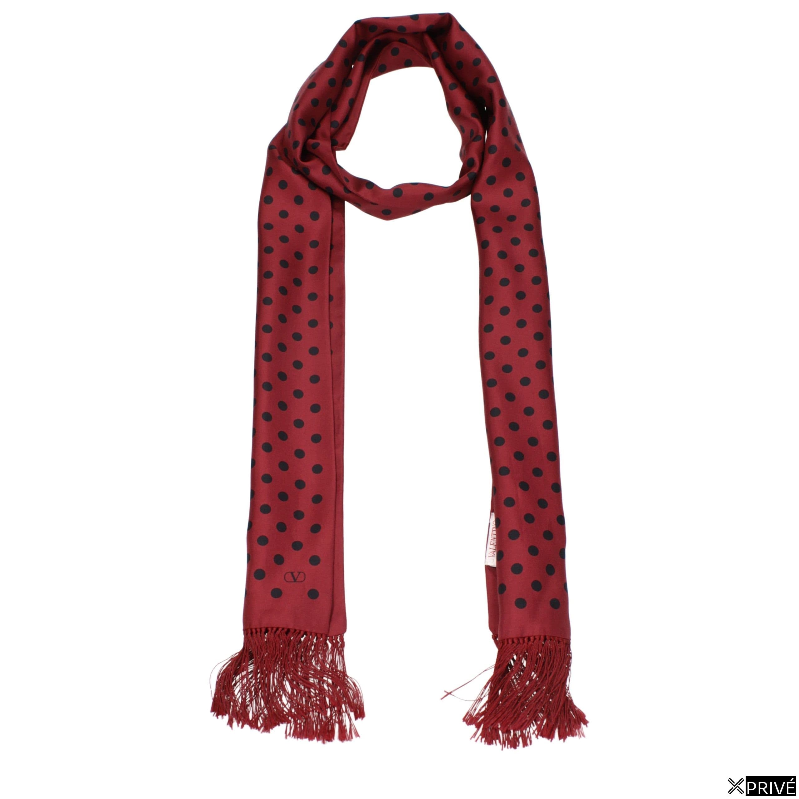 Écharpe rouge en Soie — 1