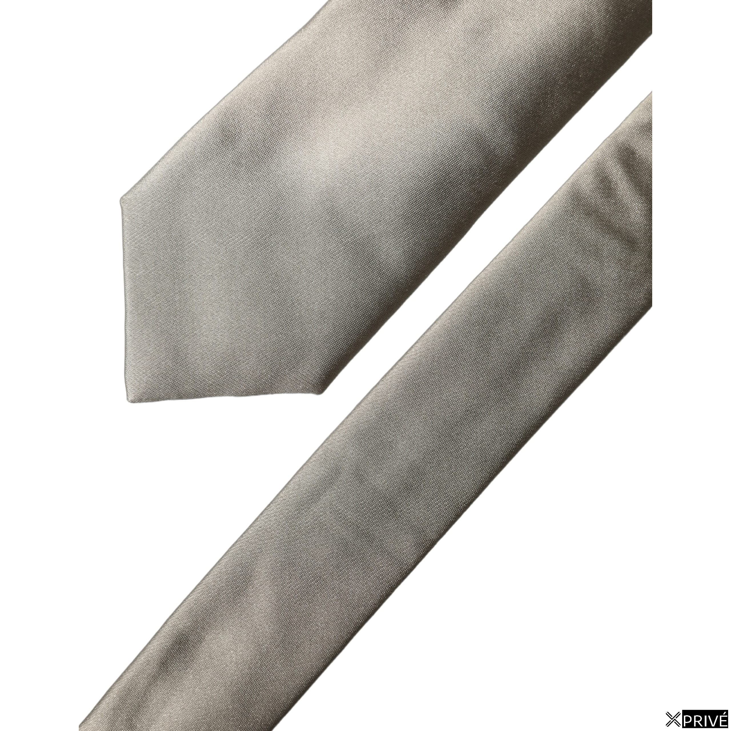 Cravate et nœud papillon beige — 3