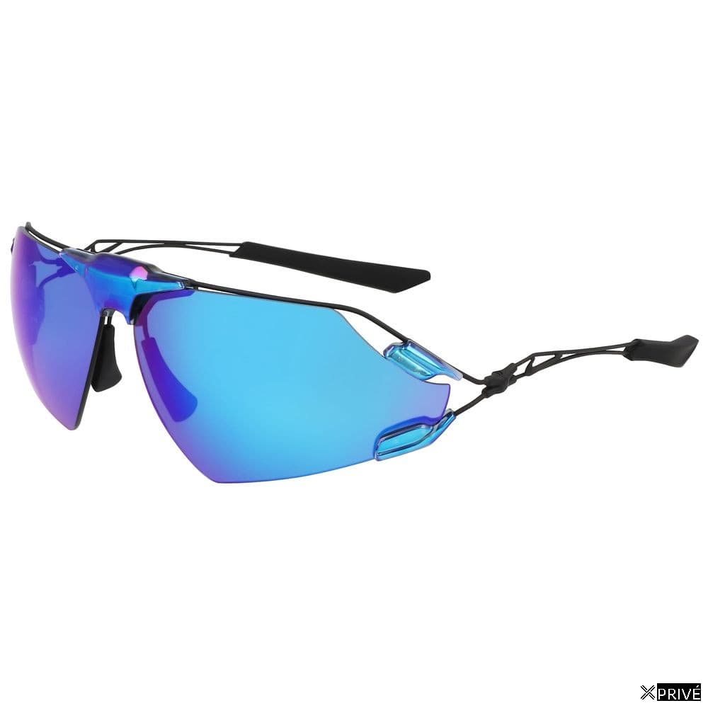 Lunettes de soleil bleues en Titane — 1