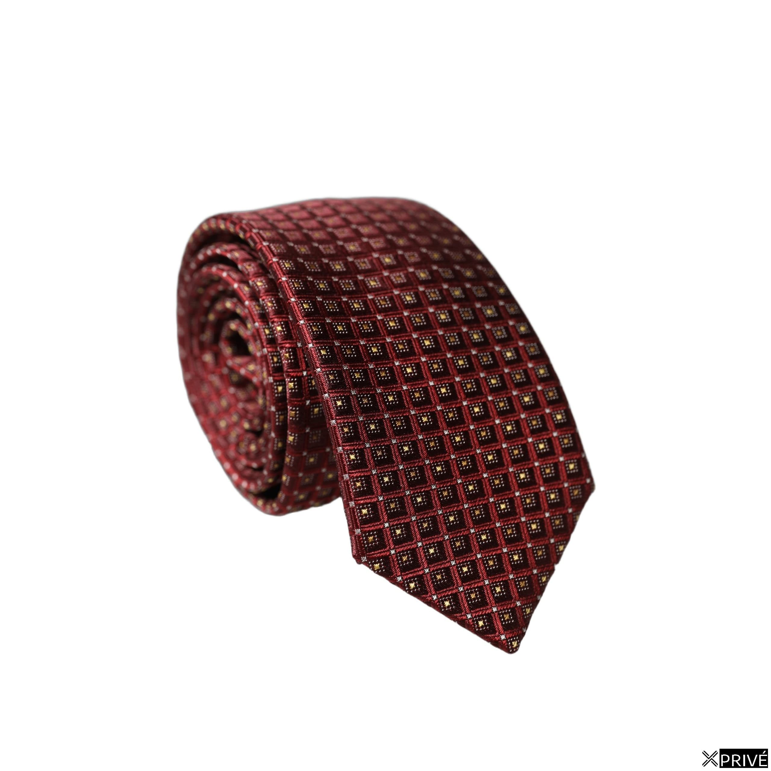 Cravate et nœud papillon bordeaux — 1