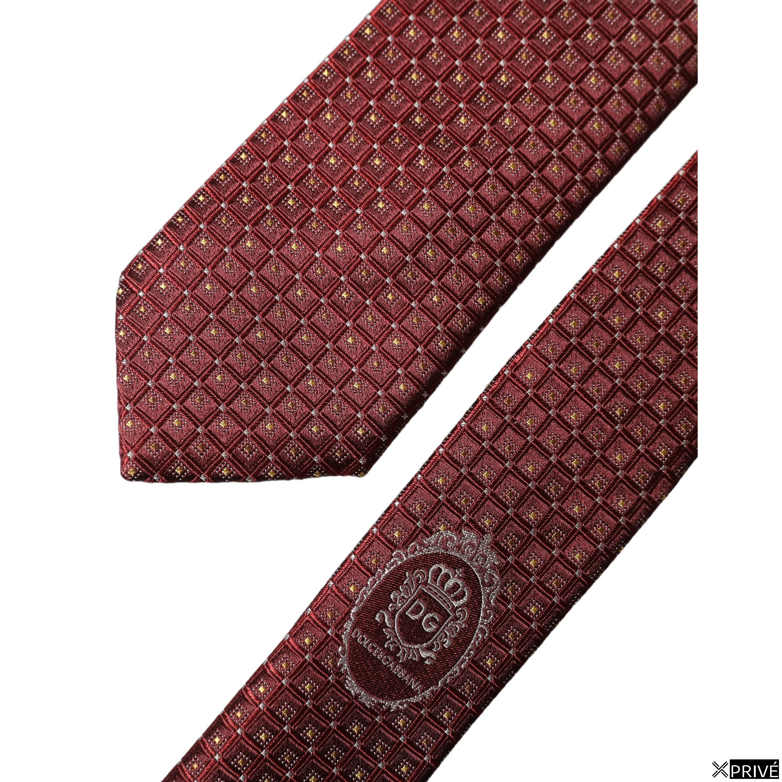Cravate et nœud papillon bordeaux — 5