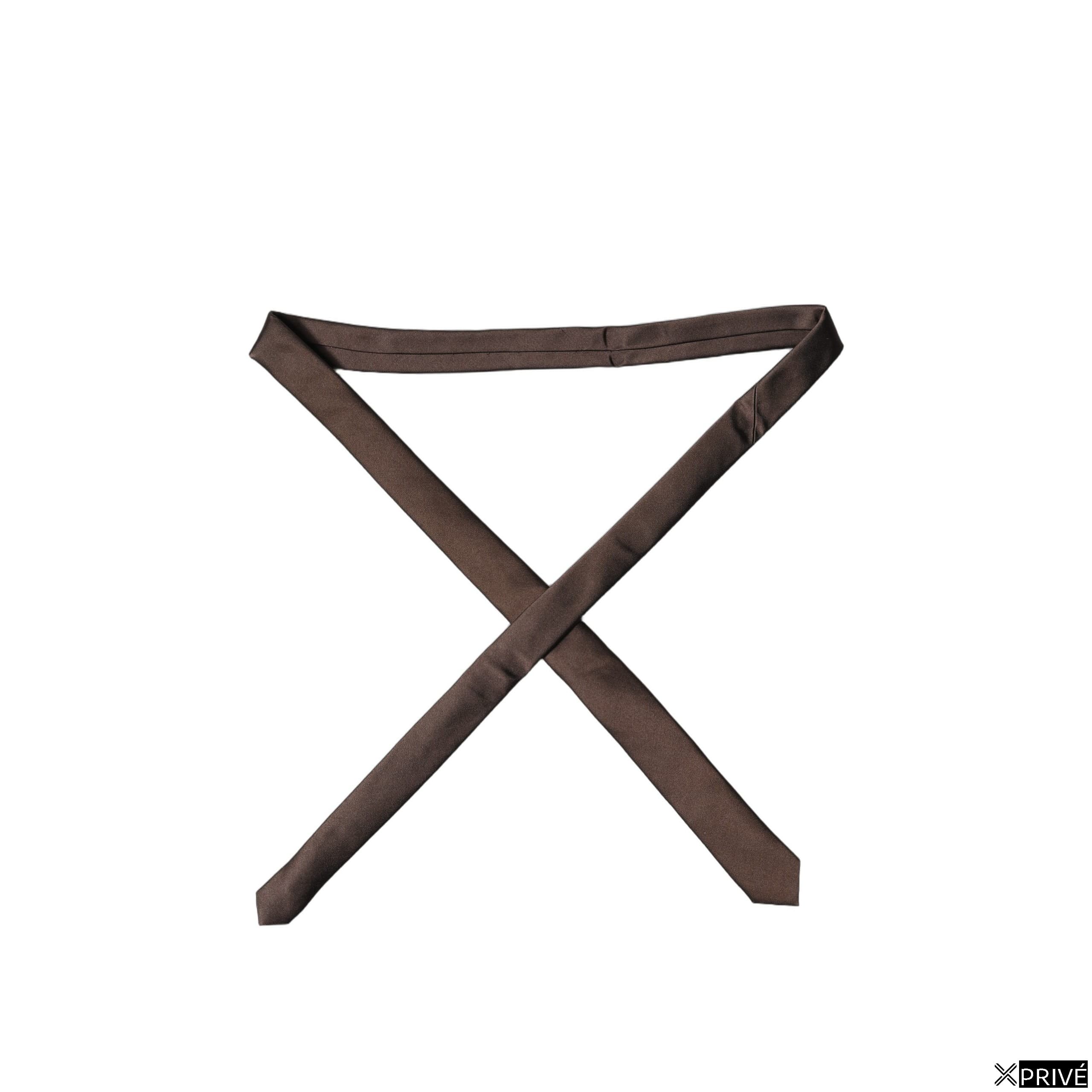 Cravate et nœud papillon brun — 3