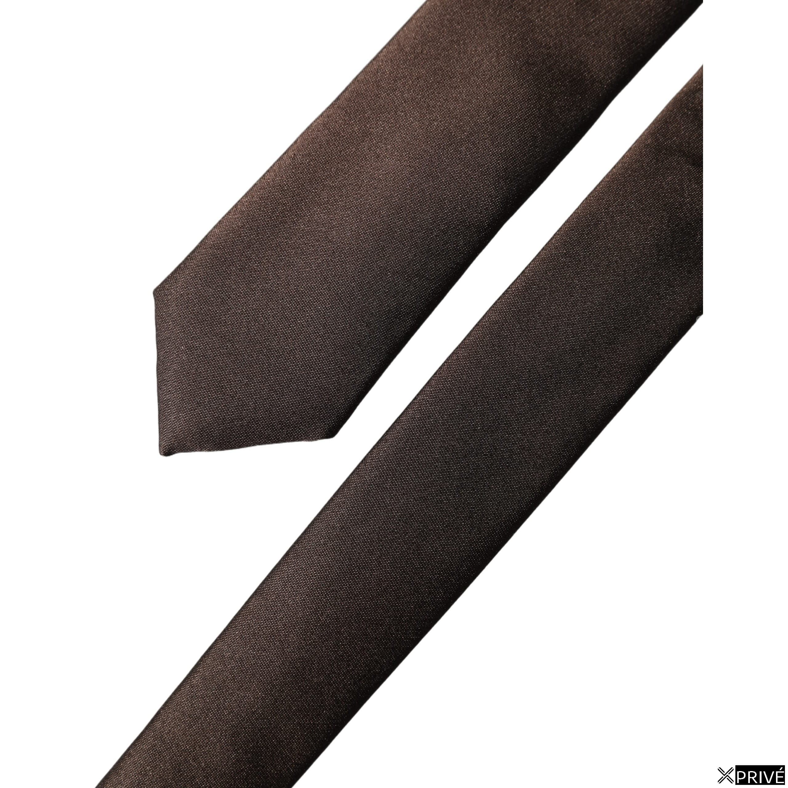 Cravate et nœud papillon brun — 5