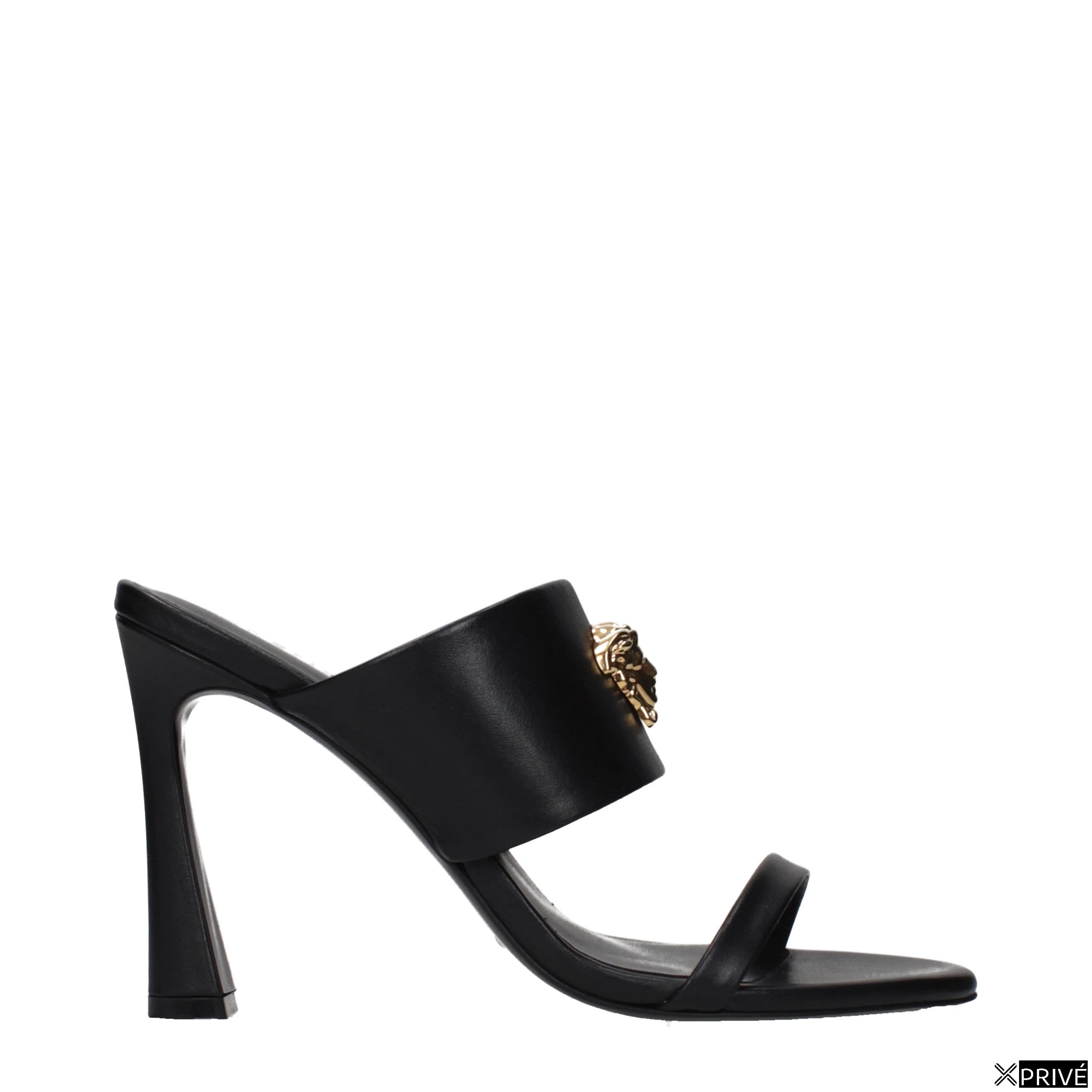 Sandales noires en Cuir — 1