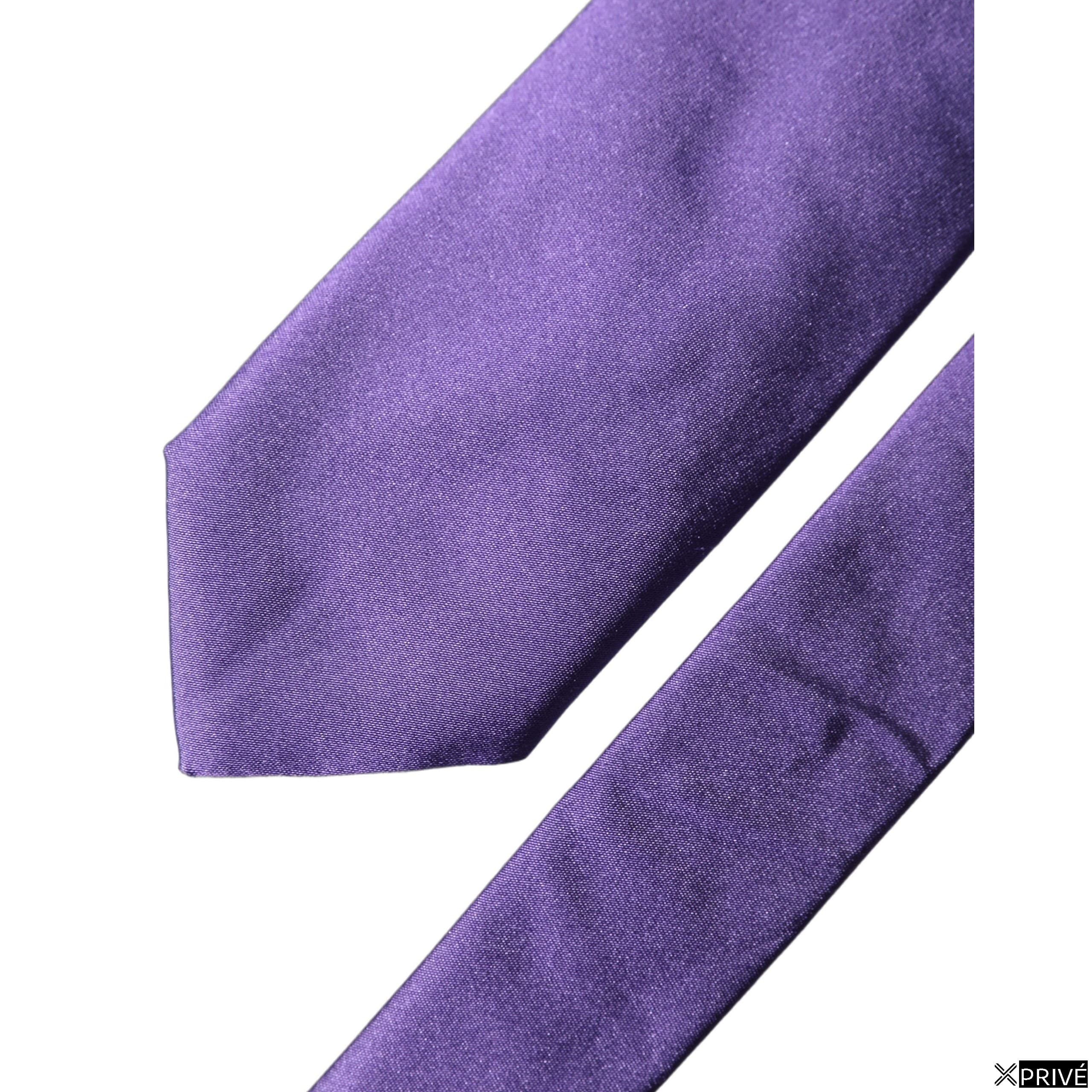 Cravate et nœud papillon violet — 5