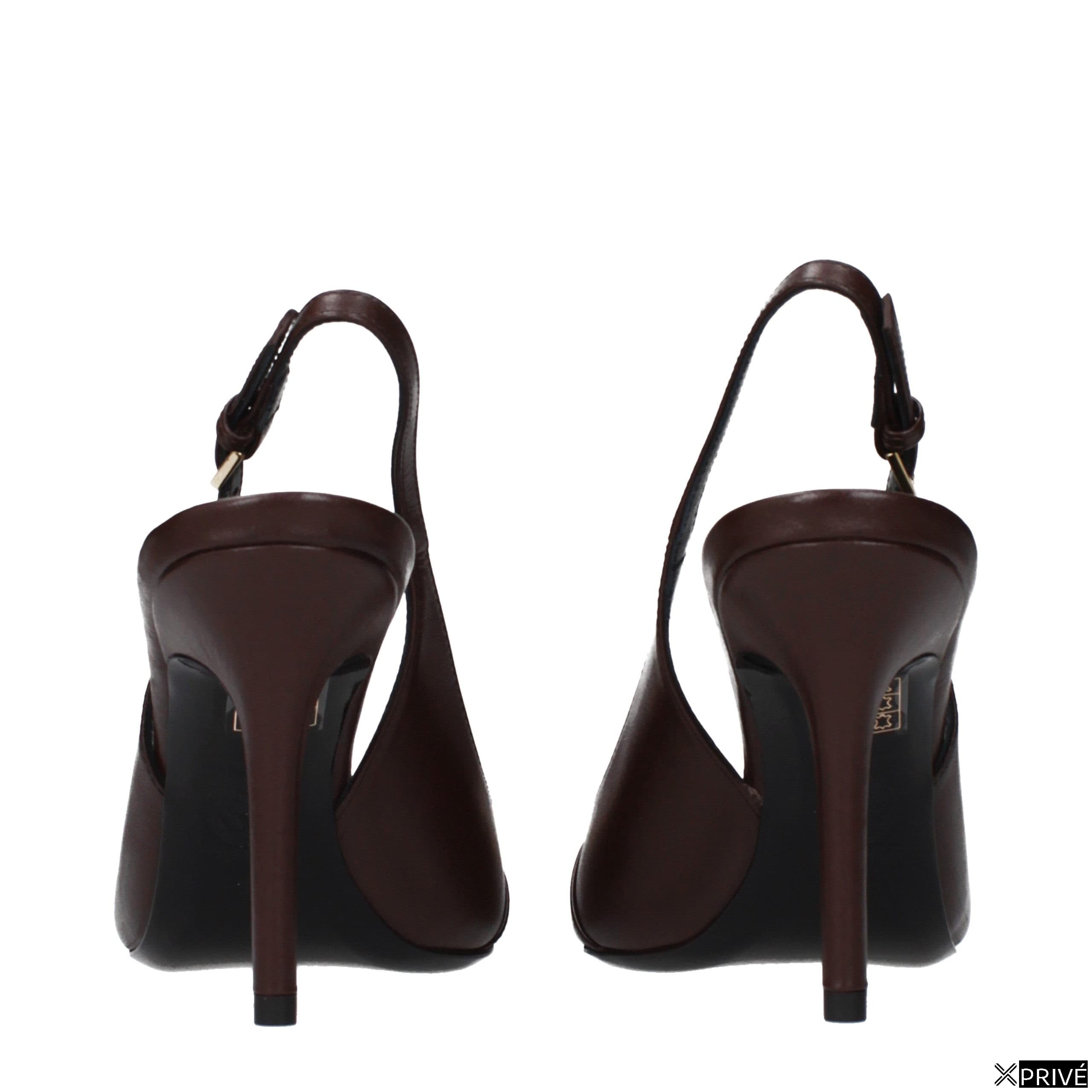 Sandales brunes en Cuir — 5