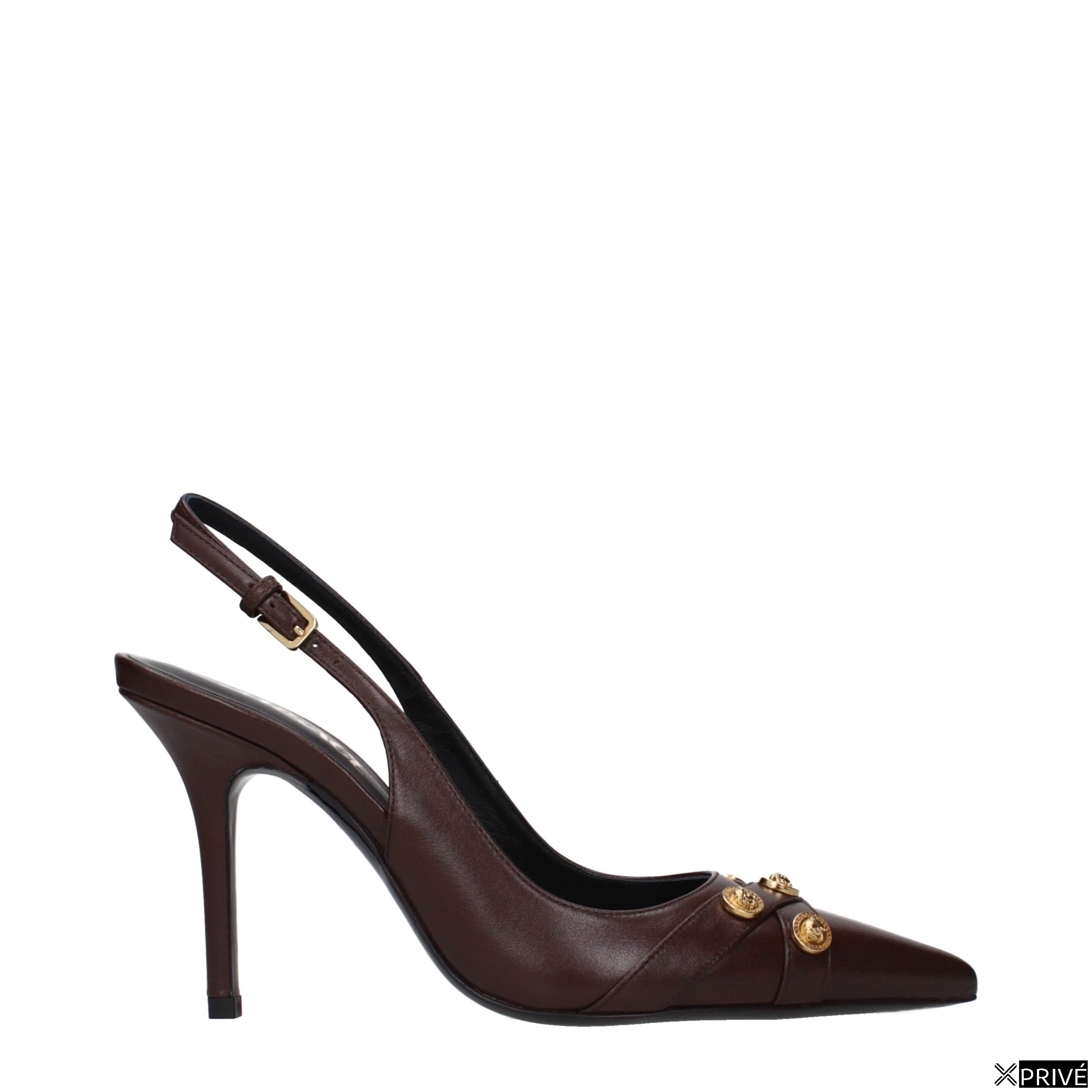 Sandales brunes en Cuir — 1