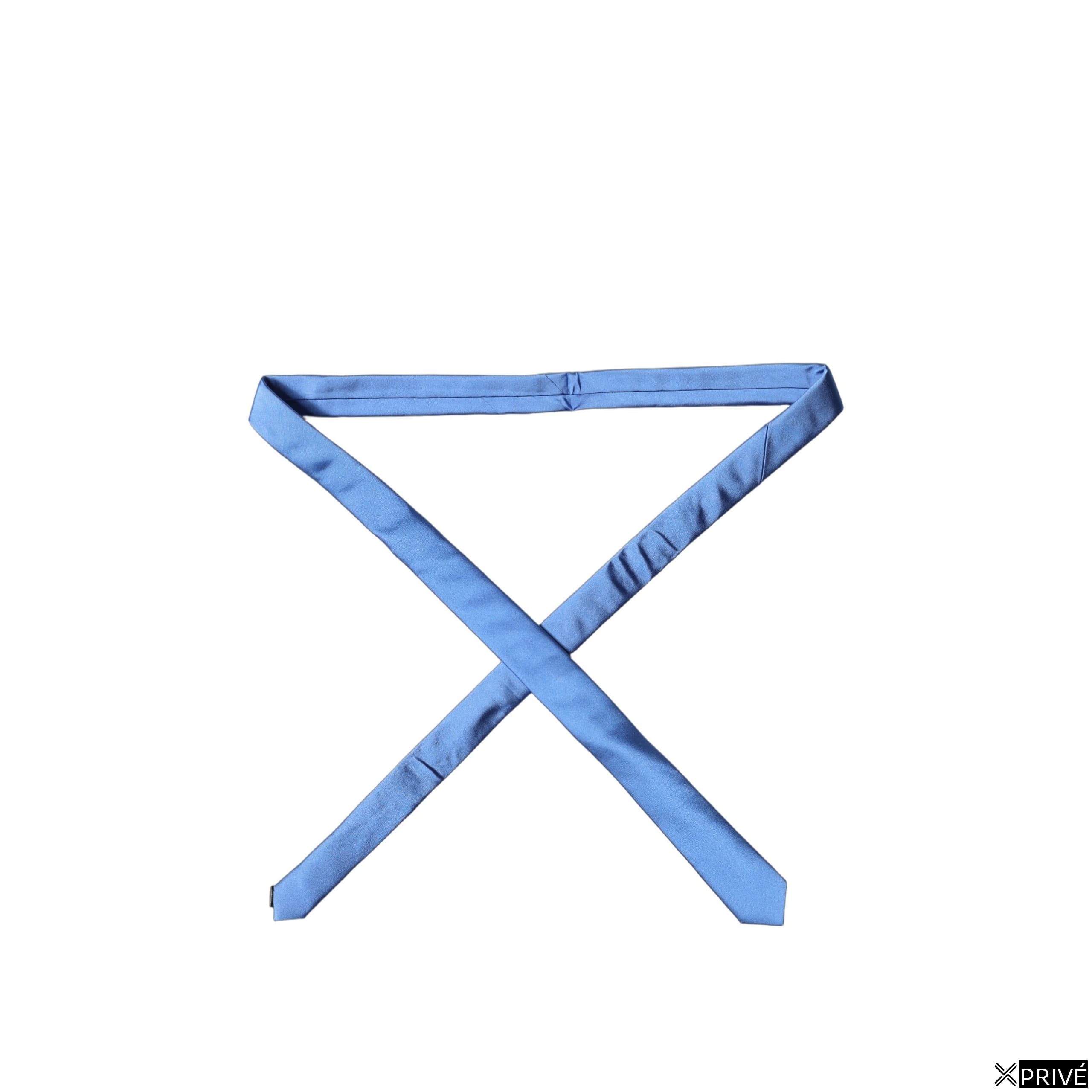 Cravate et nœud papillon bleu — 4
