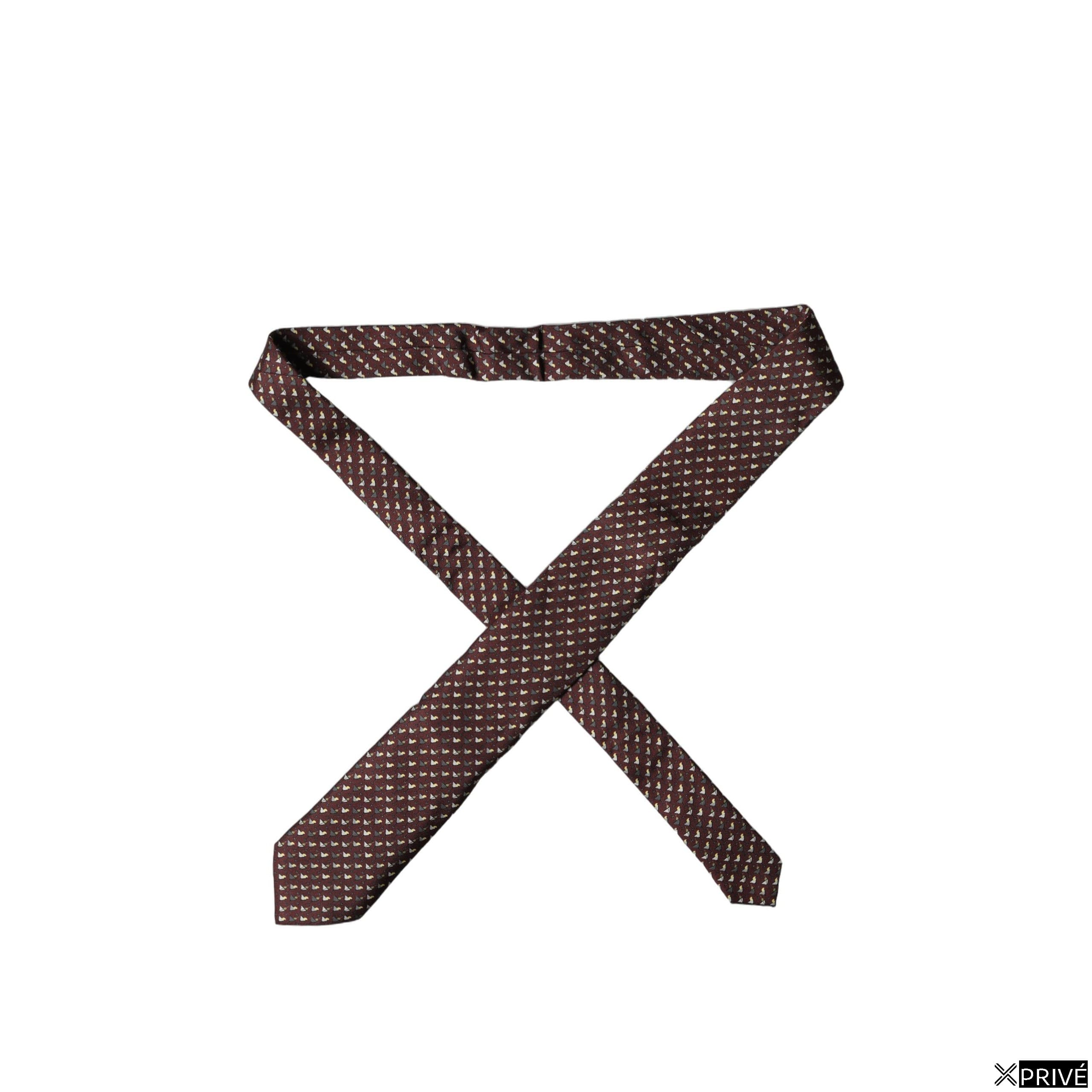 Cravate et nœud papillon bordeaux — 6