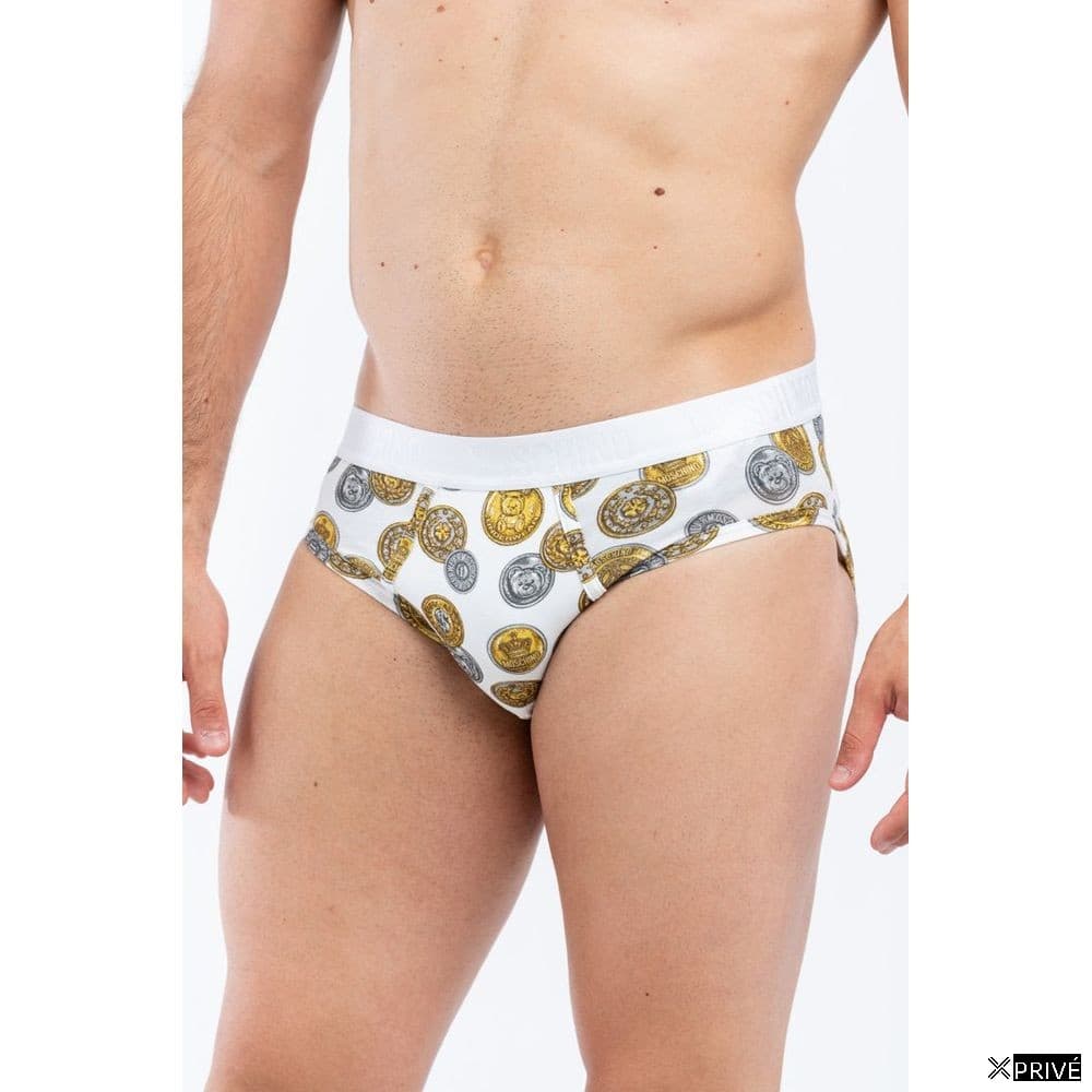 White Cotton Briefs — 2