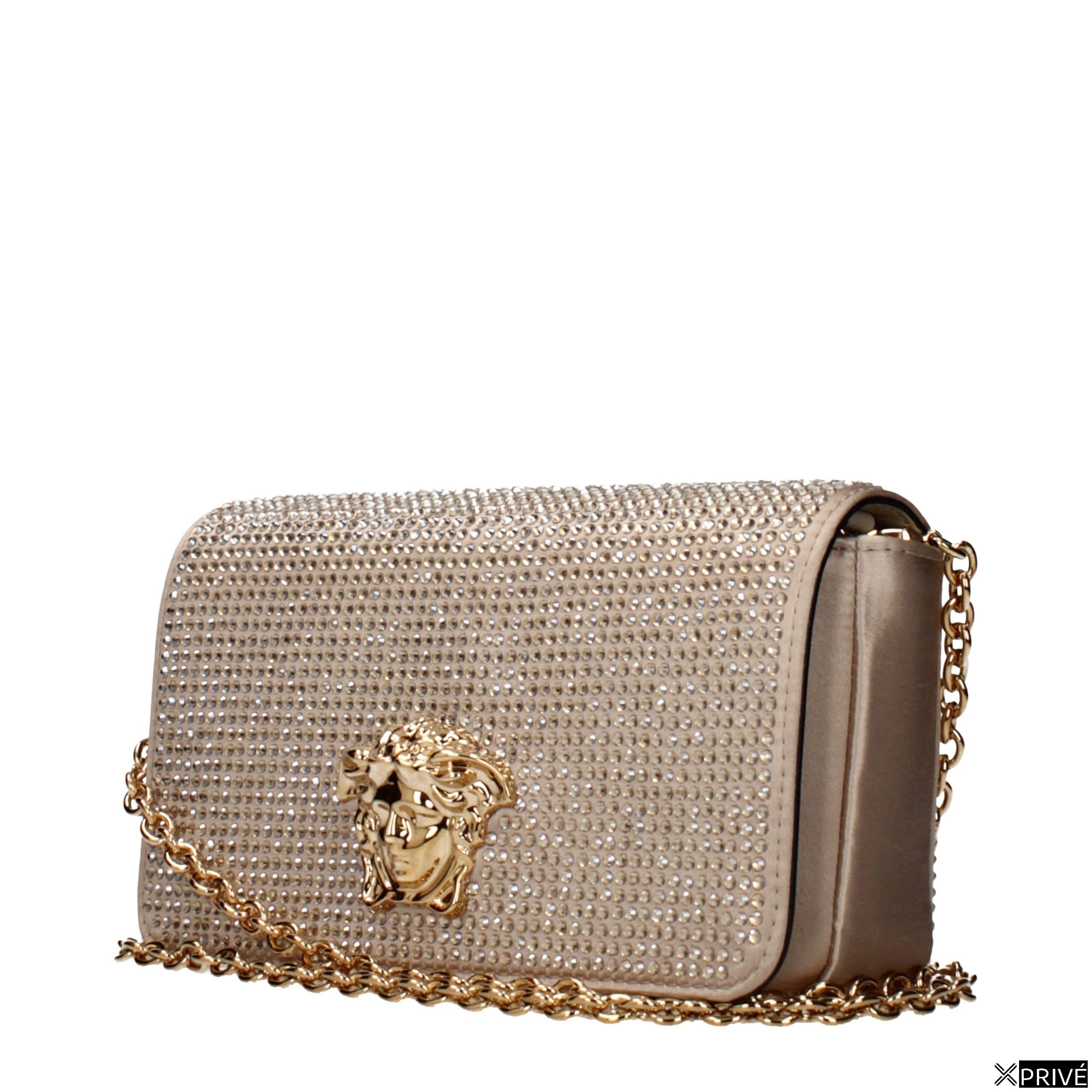 Gold Satin Clutch Bag — 2