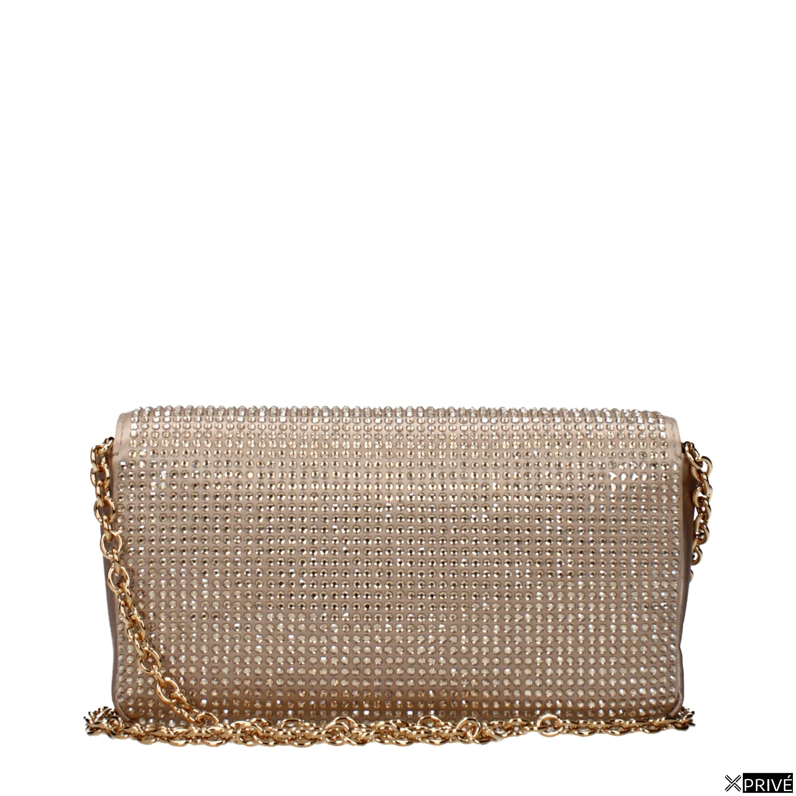 Gold Satin Clutch Bag — 3