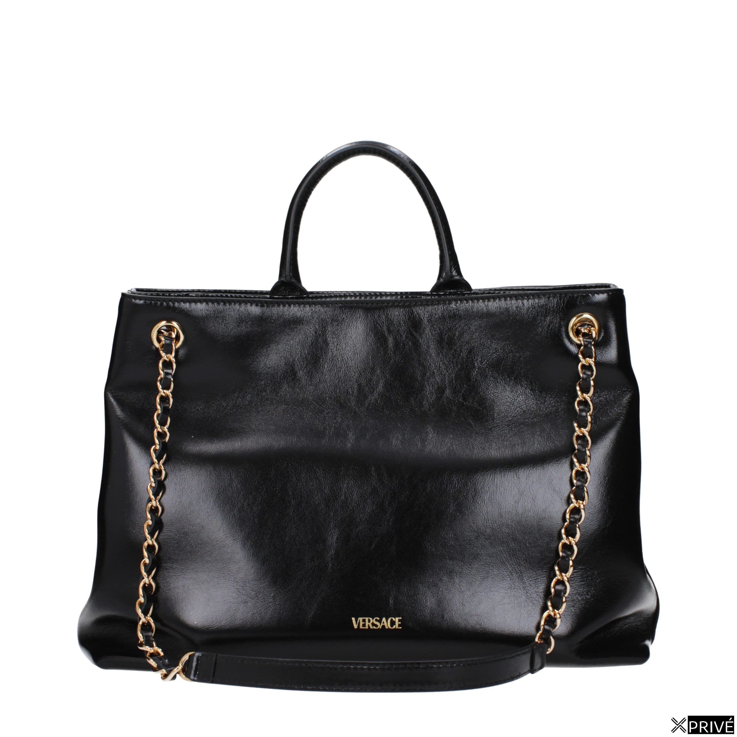 Black Leather Handbag — 3