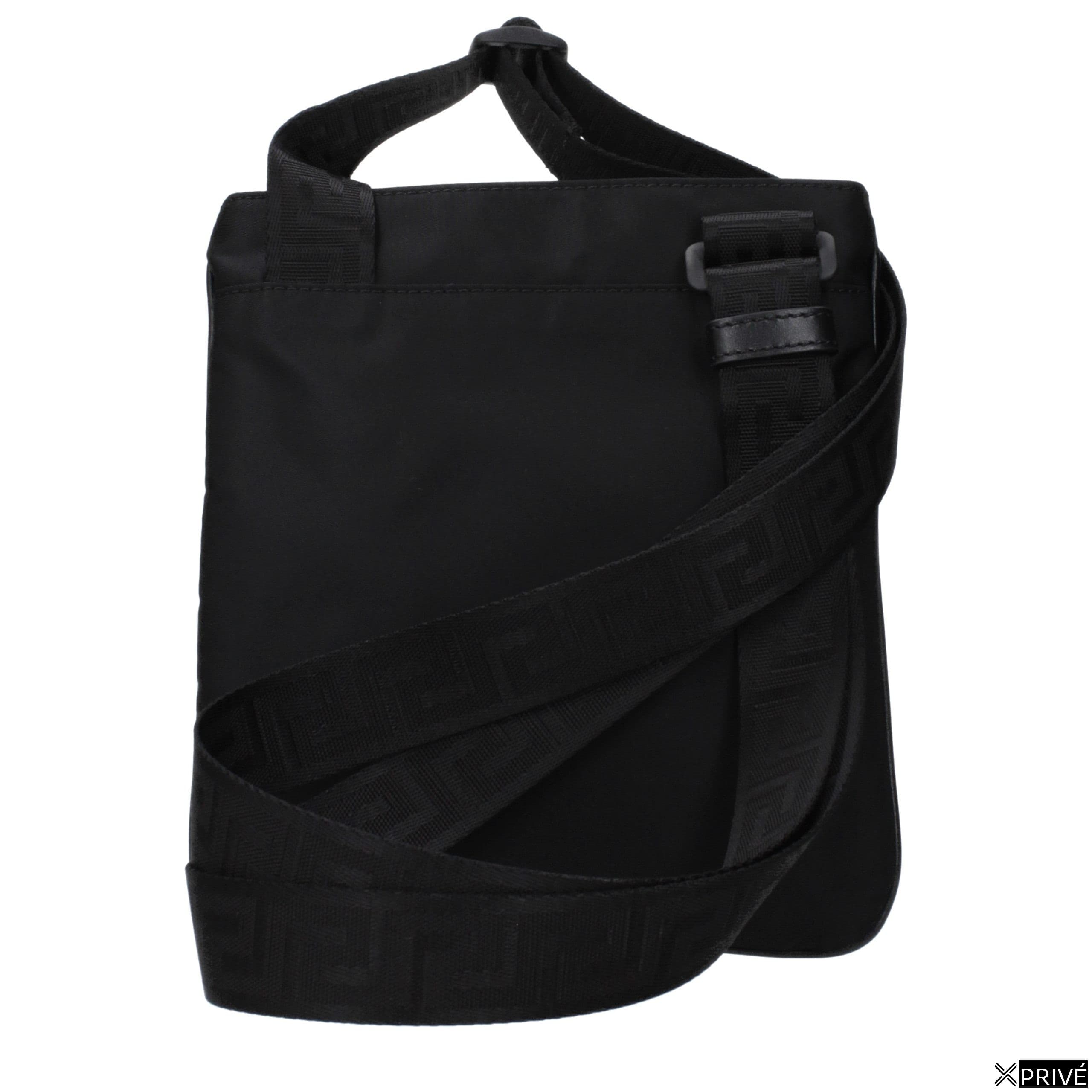 Sac porté croisé noir en Nylon — 2