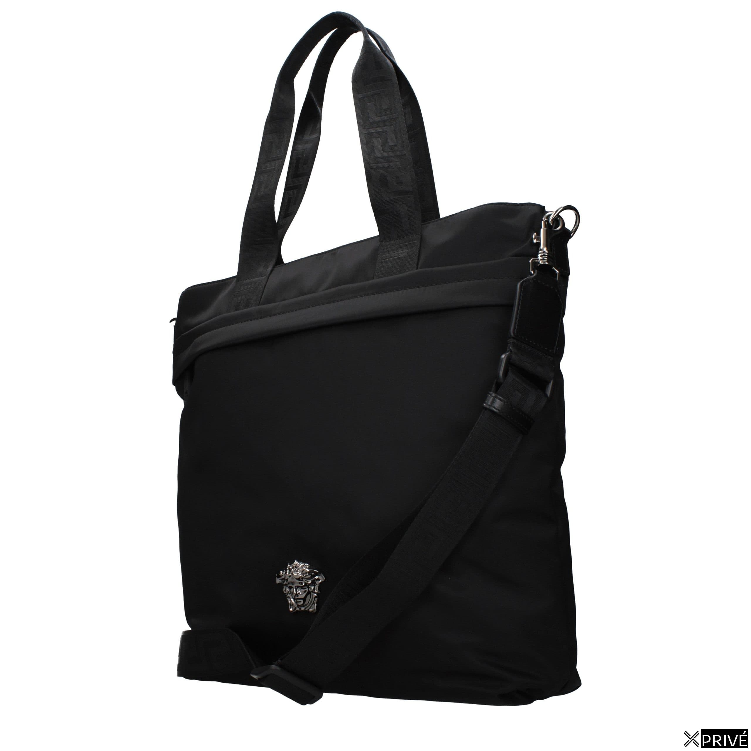 Sac bandoulière noir en Nylon — 2