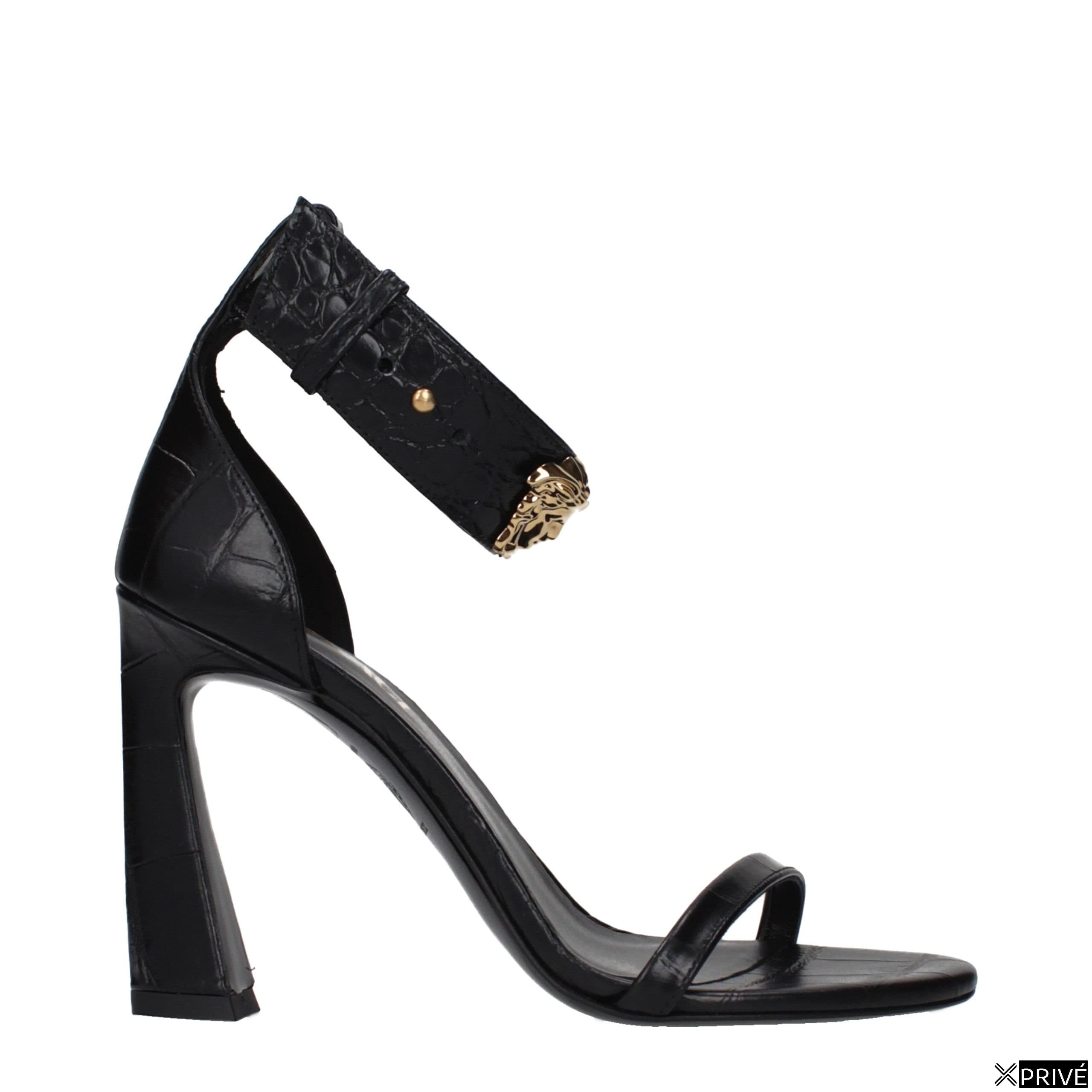 Sandales noires en Cuir — 1