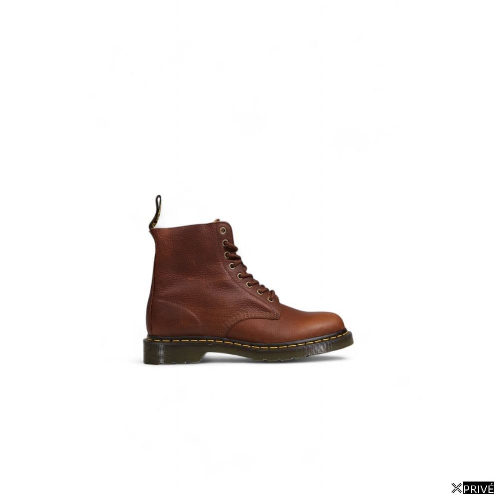Brown Leather Athletic Sneakers — 1
