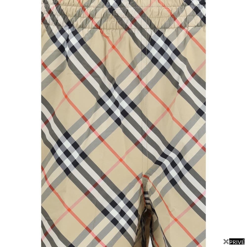 Beige Polyamide Swim Shorts — 3