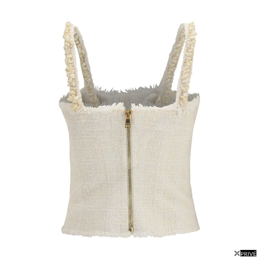 Top beige en Polyester — 2