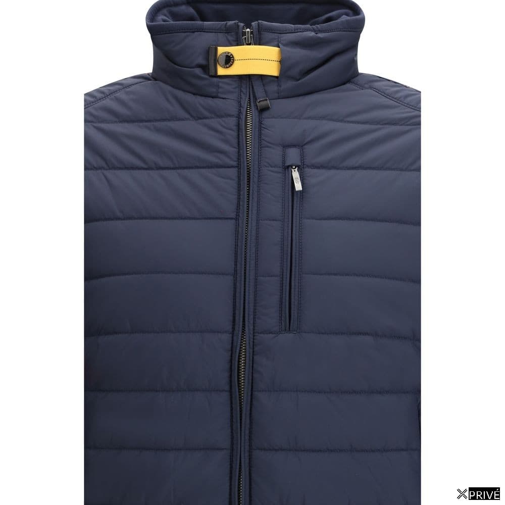 Blue Polyester Shell Jacket — 3
