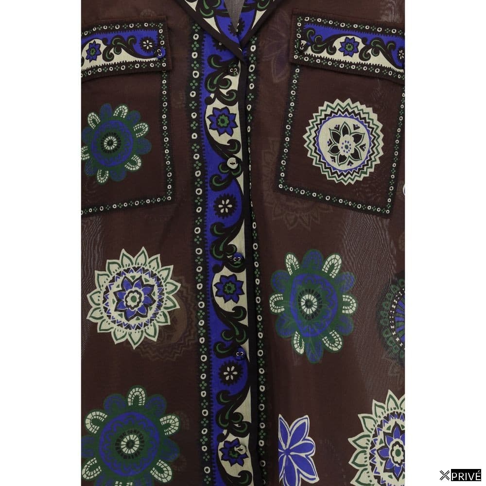 Chemise brune en Ramie — 3