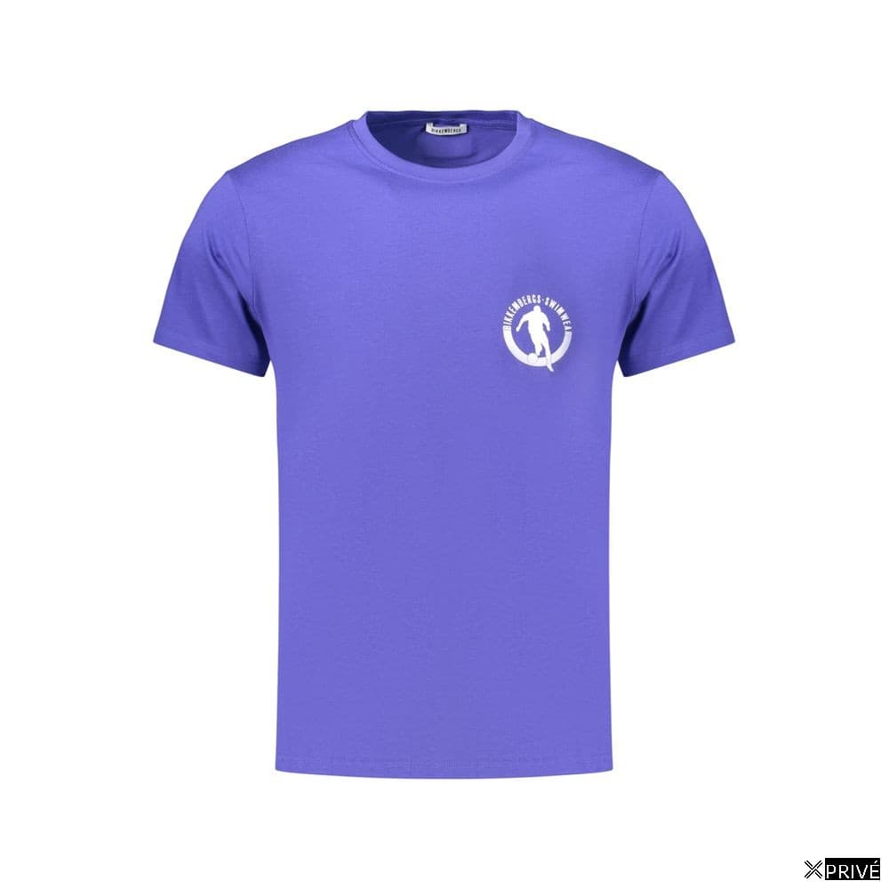 T-shirt bleu en Coton — 1