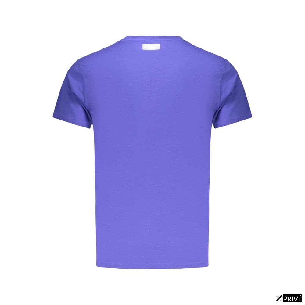 T-shirt bleu en Coton — 2