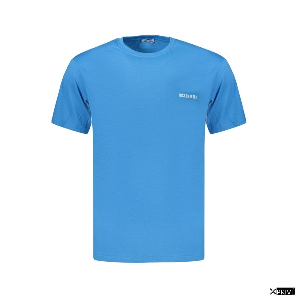 T-shirt bleu en Coton — 1