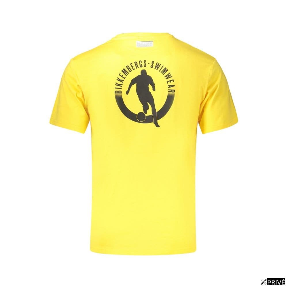 T-shirt jaune en Coton — 2