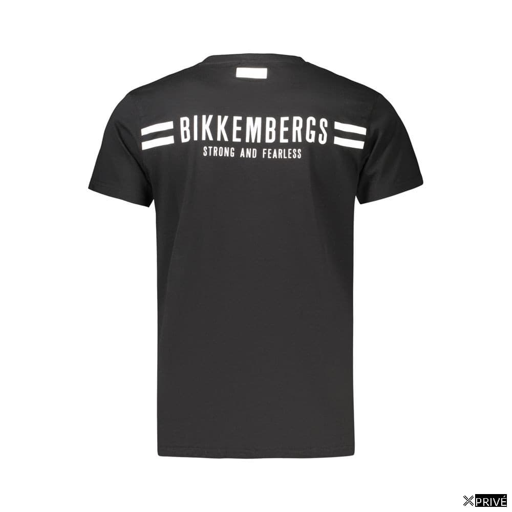 T-shirt noir en Coton — 2