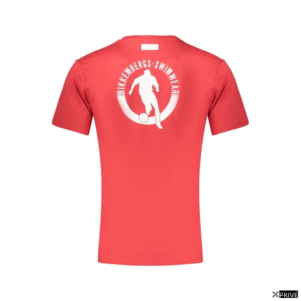 T-shirt rouge en Coton — 2