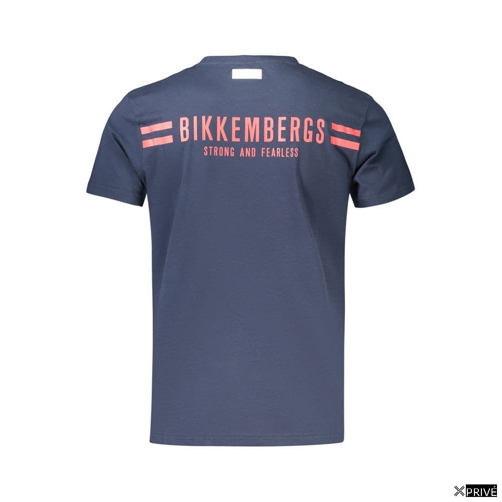T-shirt bleu en Coton — 2