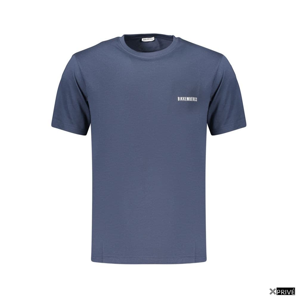 T-shirt bleu en Coton — 1