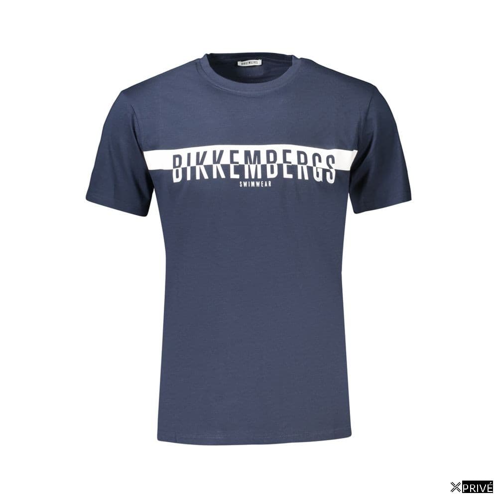T-shirt bleu en Coton — 1