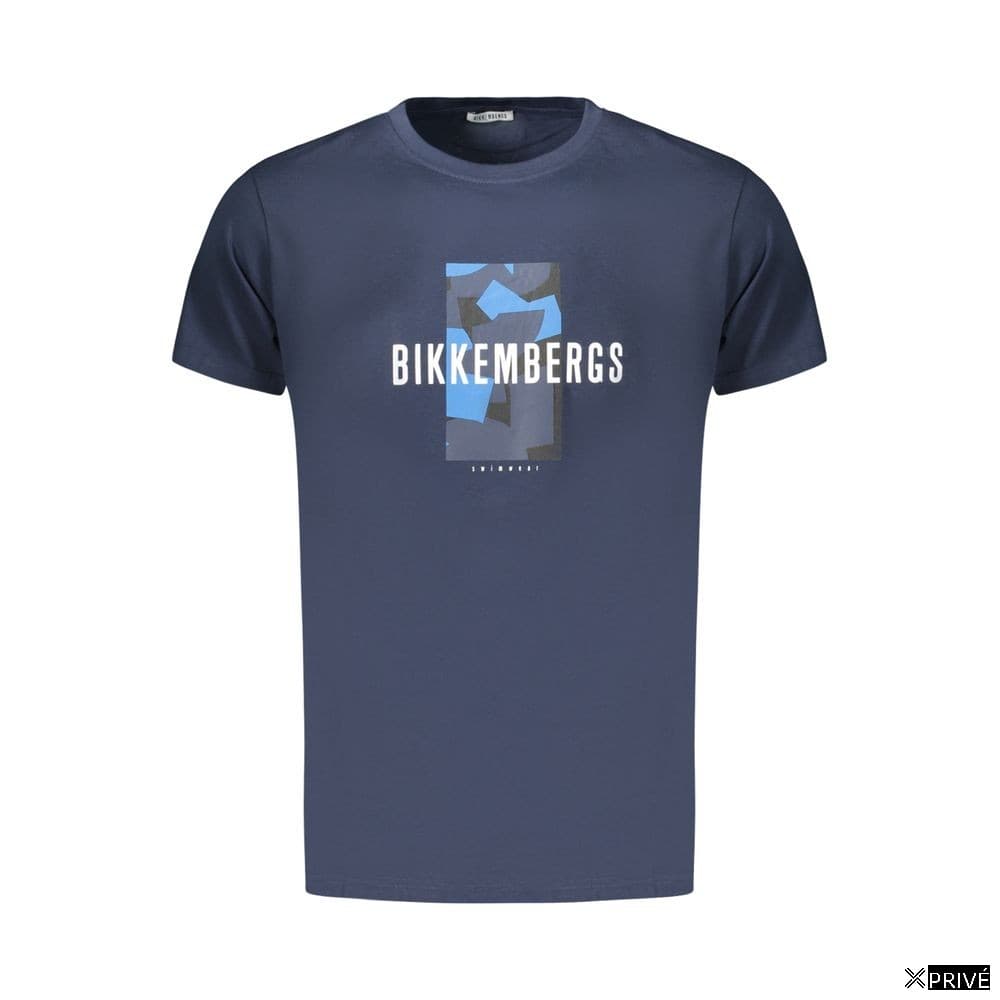 T-shirt bleu en Coton — 1