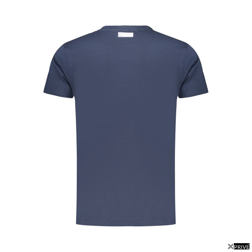 T-shirt bleu en Coton — 2
