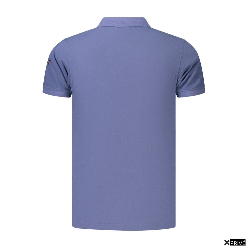Polo bleu en Coton — 2