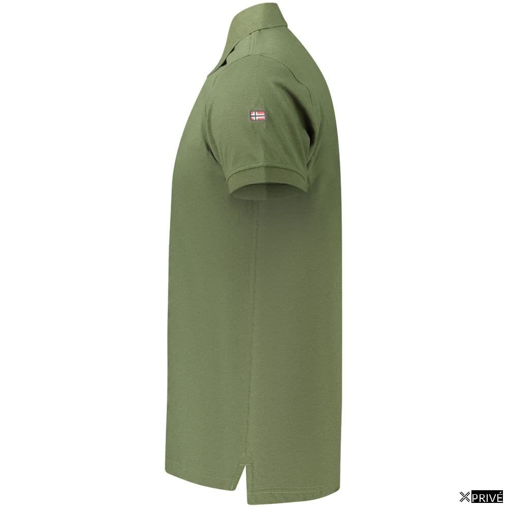 Polo vert en Coton — 3