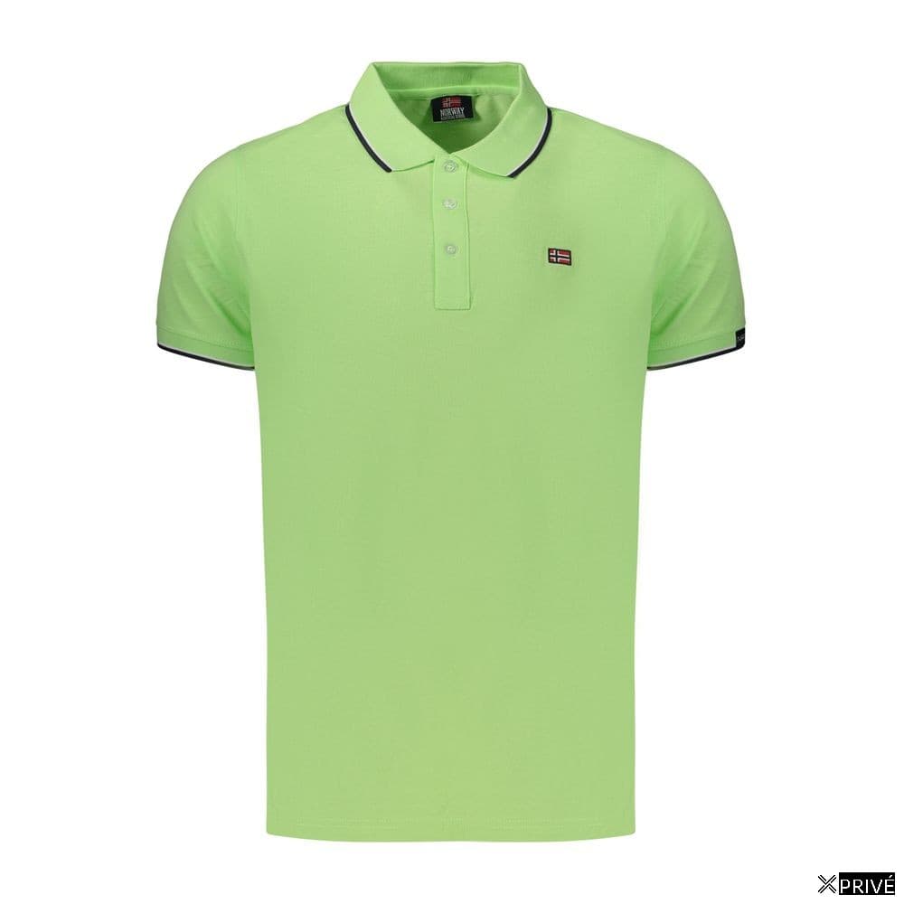 Polo vert en Coton — 1