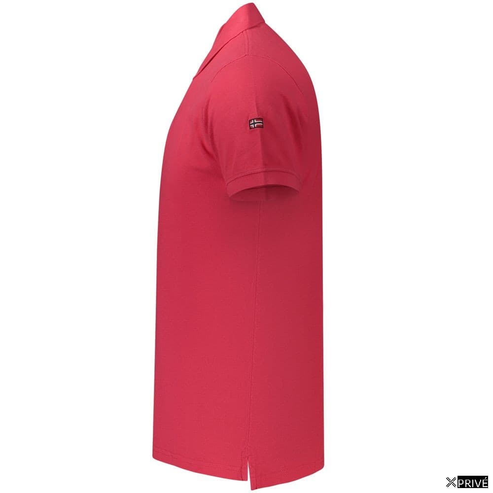 Polo rouge en Coton — 3
