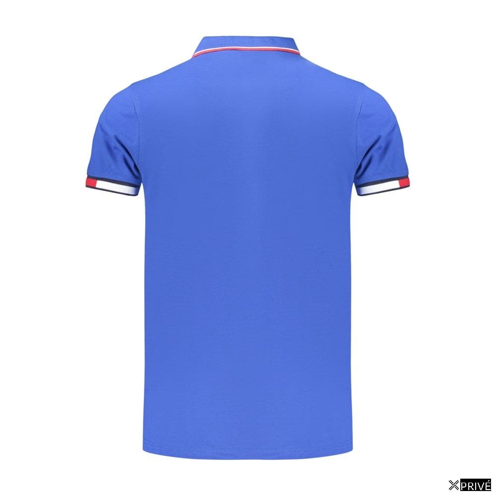 Polo bleu en Coton — 2